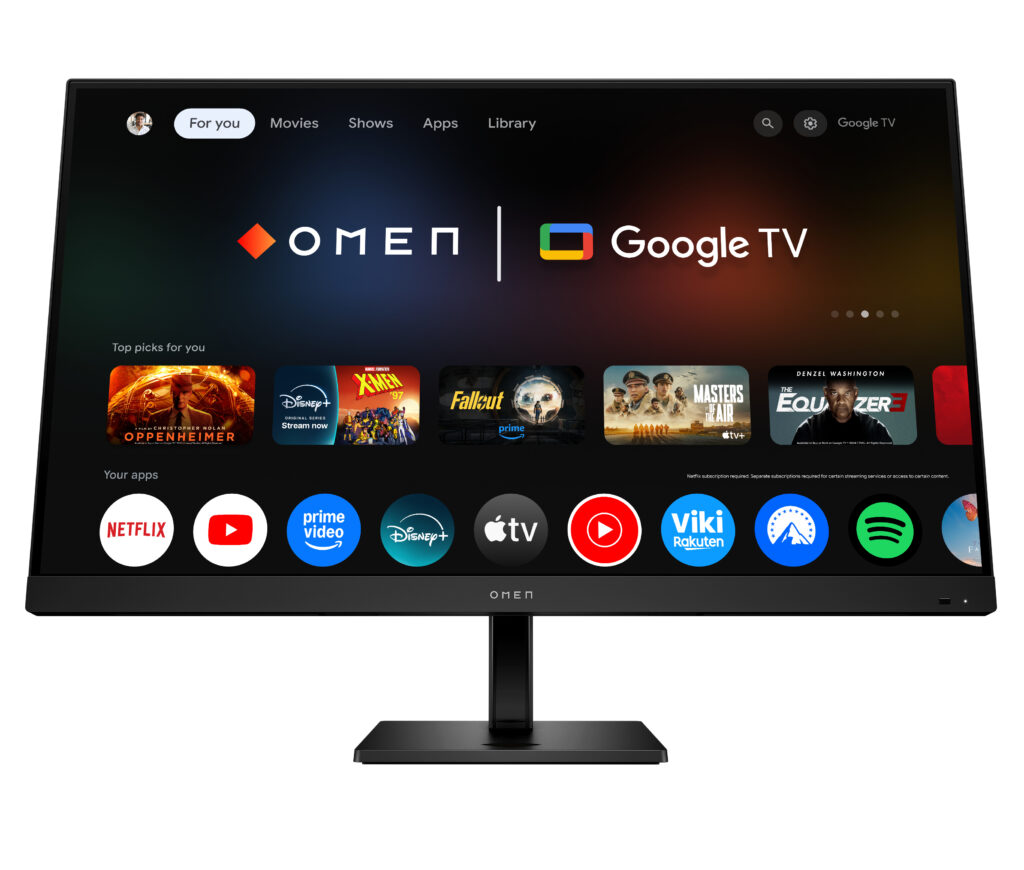 OMEN by HP 144Hz Smart Gaming Monitor - OMEN 32x 31.5″/IPS